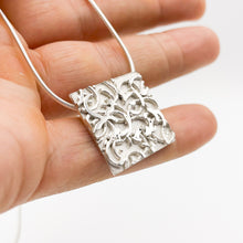 Load image into Gallery viewer, Square Breeze Textured Pendant