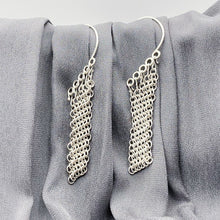 Load image into Gallery viewer, Diagonal Drape Dangle Earring