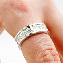 Load image into Gallery viewer, Framed Riverbed Texture Ring