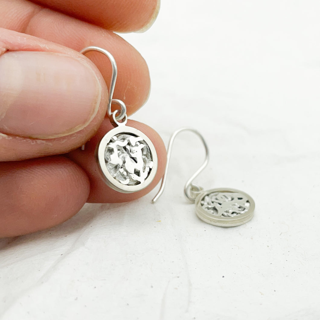 Abstract Seal Stamp Earrings