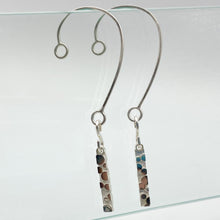 Load image into Gallery viewer, Bubble Textured Drop Earring
