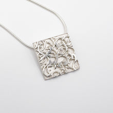 Load image into Gallery viewer, Square Breeze Textured Pendant
