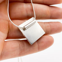 Load image into Gallery viewer, Square Breeze Textured Pendant
