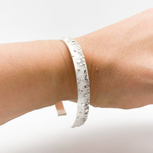 Load image into Gallery viewer, Narrow Detritus Cuff Bracelet
