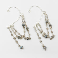 Load image into Gallery viewer, Sweep Earring with Labradorite
