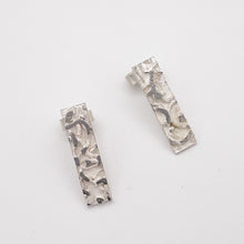 Load image into Gallery viewer, Rectangular Breeze Textured Studs
