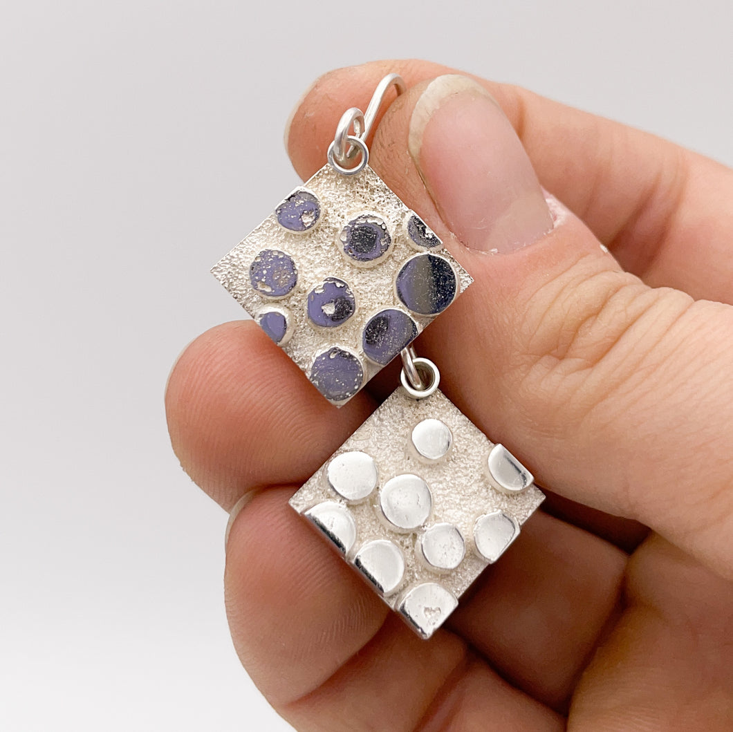 Rising Bubble Diamond Earrings