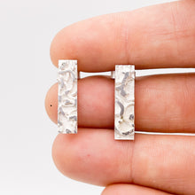 Load image into Gallery viewer, Rectangular Breeze Textured Studs
