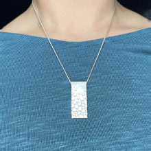 Load image into Gallery viewer, Rectangular Rising Bubble Pendant
